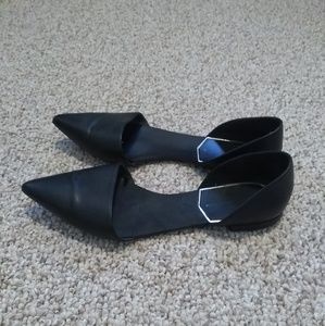 Zara black d'orsay flats